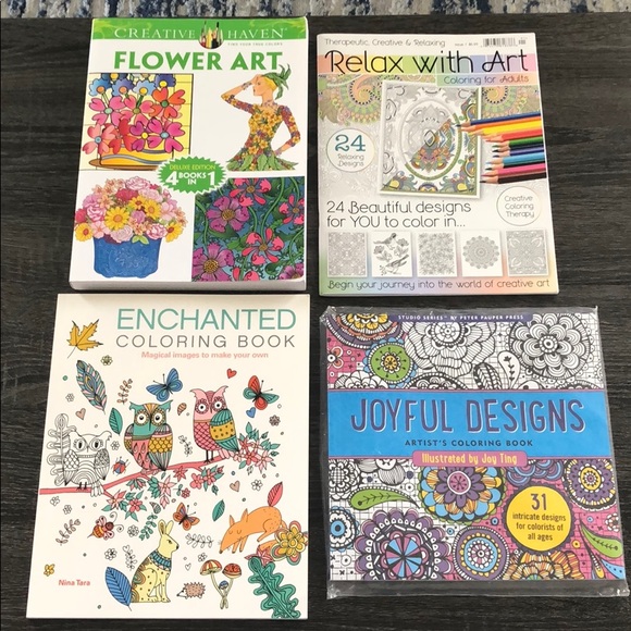 Other - Adult Coloring Book Bundle